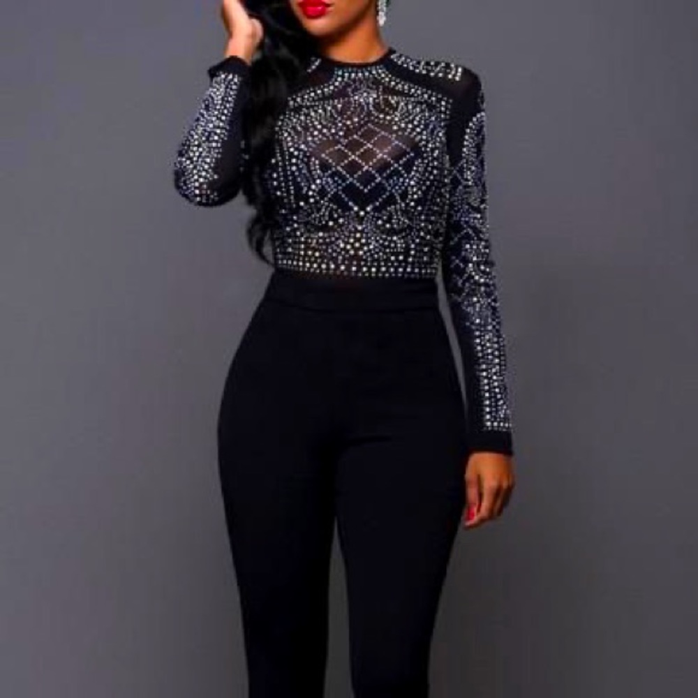 Modishshe Fashion Long Sleeve Jumpsuit